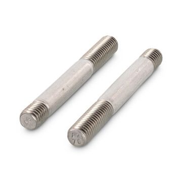 Tapeind 1,25d M12 x 60 mm DIN 939 RVS A2 (100 stuks)