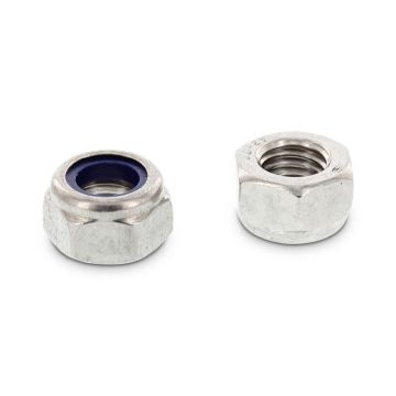 Borgmoer laag M12 DIN 985 RVS A4 SW19 (200 stuks)