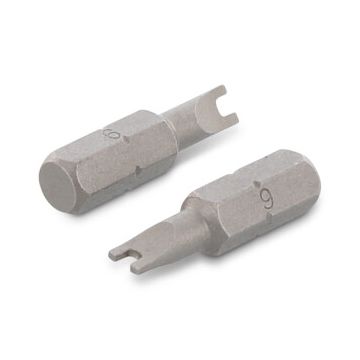Veiligheidsbit voor 2-hole schroeven 1/4" x 25 mm Art. 9109 RVS Special material SP1/4 (1 stuks)