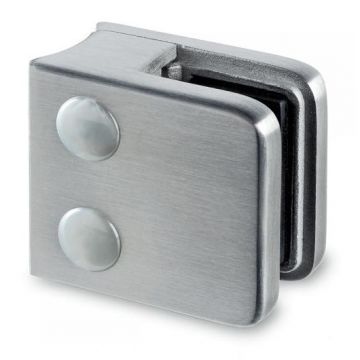 Glasklem buis Ø 25,4 – 30,0 mm RVS-304 mat geslepen model 23 MINI