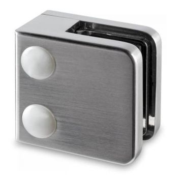 Glasklem vlak RVS-304 mat geslepen model 23 MINI