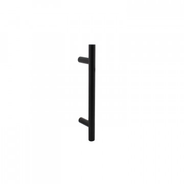 Intersteel Deurgreep T-model 20 mm 300 mm mat zwart RVS-304