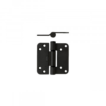 Intersteel Glijlagerscharnier 89 x 89 x 3 mm DIN rechts zwart