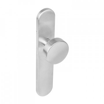 Intersteel Knop op schild blind rvs geborsteld