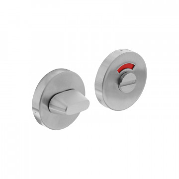 Intersteel Rozet toilet-/badkamersluiting rond verdekt rvs geborsteld 8 mm