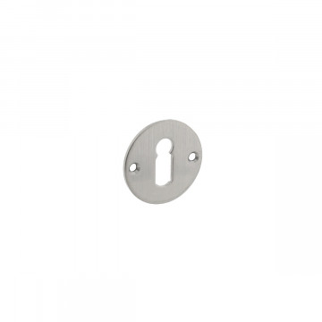 Intersteel Rozet met sleutelgat42x2 mm rvs geborsteld