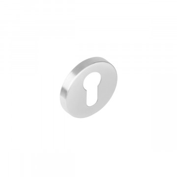 Intersteel Rozet profielcilindergat rond nokken rvs geborsteld 53mm