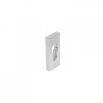 Intersteel Veiligheid-schuifrozet rechthoekig 10 mm rvs geborsteld