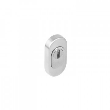 Intersteel Veiligheid-schuifrozet ovaal 74x34x15mm met kerntrekbeveiliging RVS