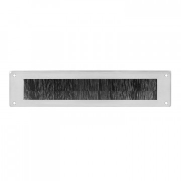 Intersteel Tochtwering rechthoek rvs geborsteld