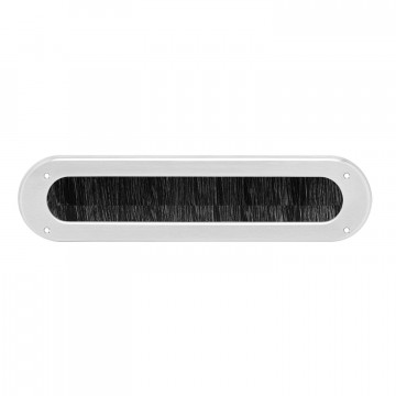 Intersteel Tochtwering ovaal rvs geborsteld