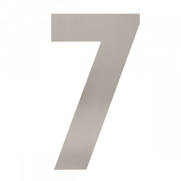 Intersteel Huisnummer 7 XXL hoogte 50 cm rvs geborsteld