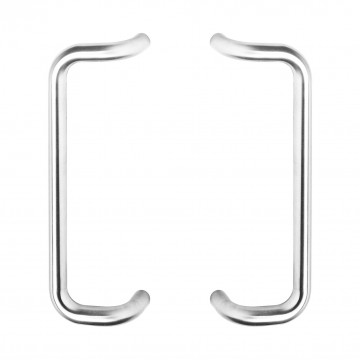 Intersteel Deurgrepen per paar D-model 630x75x30 HoH 600 rvs