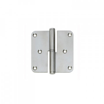Intersteel Stiftpaumelle DIN rechts rvs geborsteld