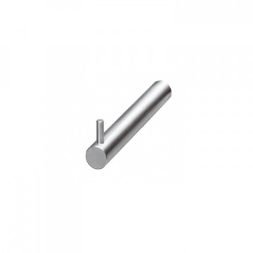 Intersteel WC-rolhouder enkel met pin stop rvs geborsteld