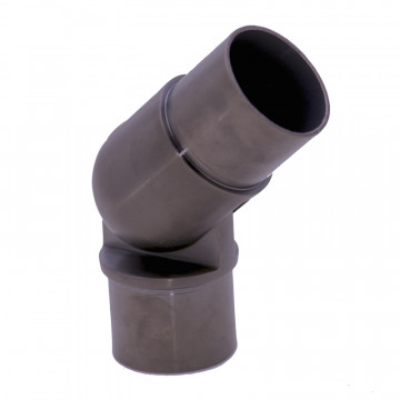 Buisverbinder variabel voor buis 42,4 x 2,0 mm vast RVS-316 antracietgrijs model 0221