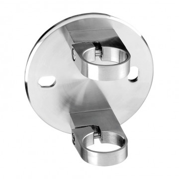 Balustersteun buis 42,4 mm RVS-304 mat geslepen model 0552