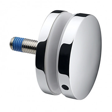 Glasadapter 70 mm vlak lengte 10 mm RVS-316 glanzend gepolijst model 0748
