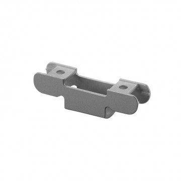 U-profielbuisadapter handrailingsteun, U = 24 x 24 mm, model 0782, RVS-316
