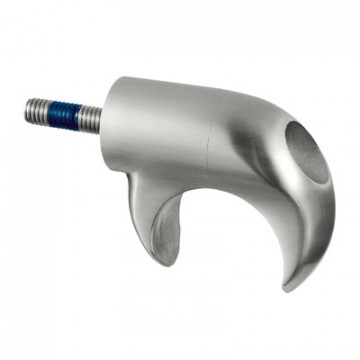 Houder voor glasframebuis 30 mm, model 0860, RVS-316