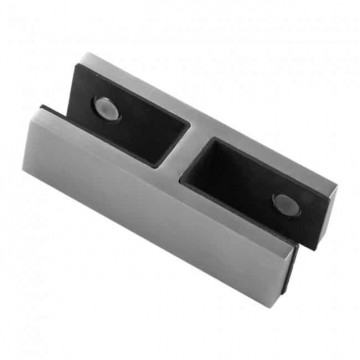 Glasklem 180 graden voor glasdikte 16,76 – 19mm model 11 RVS-316