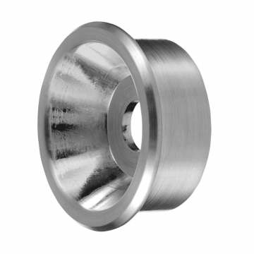 Bevestigingsadapter voor model 44/46 en model 51/52, vlak, RVS-304