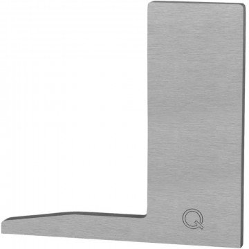 Eindkap Easy Glass Slim F links topmontage model 8022 aluminium (geanodiseerd)