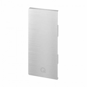 Eindkap Easy Glass Pro zijmontage rechts 174,5 x 83 mm model 8132 aluminium (geanodiseerd)