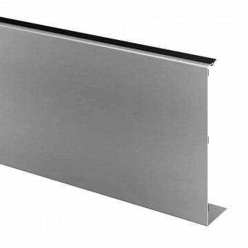 Afdekprofiel Easy Glass Pro zijmontage lengte 5000 mm model 8145 aluminium (geanodiseerd)