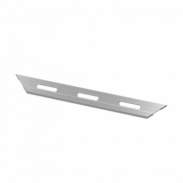 Drainageprofiel Easy Glass Prime, topmontage, lengte 527 mm, model 8417, aluminium (geanodiseerd)