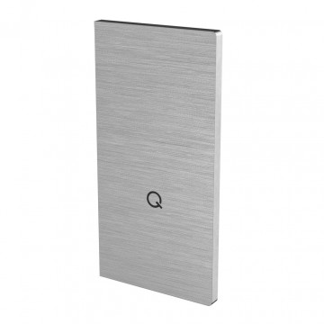 Eindkap Easy Glass Prime links zijmontage 157 x 78 mm model 8432 aluminium (geanodiseerd)