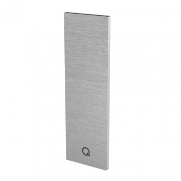 Eindkap Easy Glass Prime Y zijmontage links 247,5 x 78 mm model 8442 aluminium (geanodiseerd)