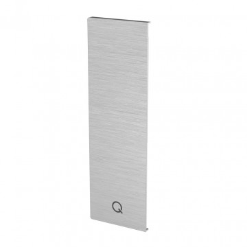 Eindkap Easy Glass Prime Y zijmontage rechts 247,5 x 78 mm model 8442 aluminium (geanodiseerd)