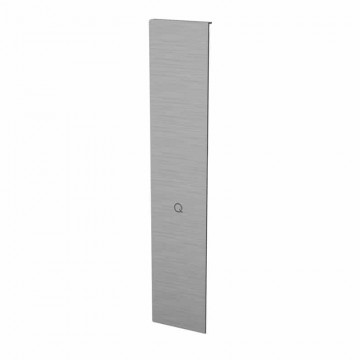 Eindkap voor trapopgang links, Easy Glass Prime Y, 372 x 75 mm, model 8443, aluminium (geanodiseerd)