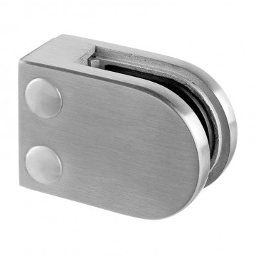 Glasklem vlak RVS-304 mat geslepen model 2500