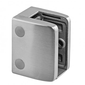 Glasklem vlak RVS-304 mat geslepen model 2300