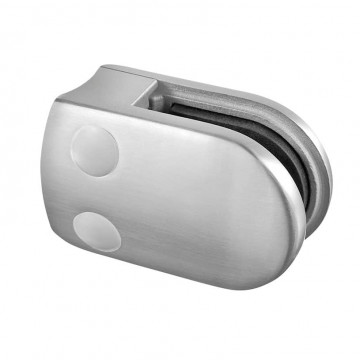 Glasklem buis Ø 42,4 mm RVS-304 mat geslepen model 2800