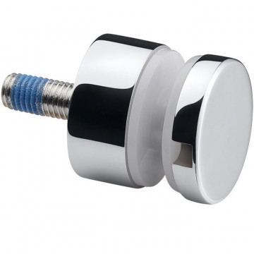 Glasadapter 30 mm vlak lengte 15 mm RVS-304 glanzend gepolijst model 0746