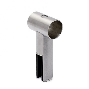 Bovenpaneelhouder 90Â°, voor glasdikte 10 mm RVS-304