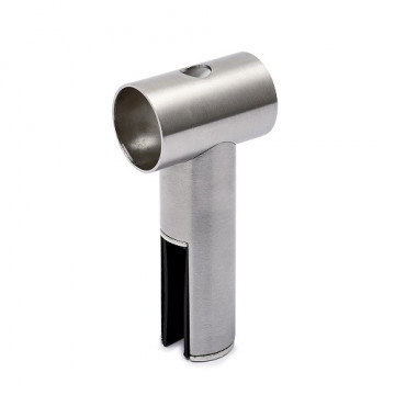 Bovenpaneelhouder 180Â°, voor glasdikte 10 mm RVS-304