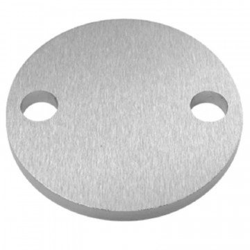 Ankerplaat Ø 80 x 4 mm RVS-304 mat geslepen