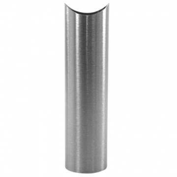 Laszadelbuis Ø 33,7 x 2 mm voor buis Ø 42,4 mm RVS-304 mat geslepen
