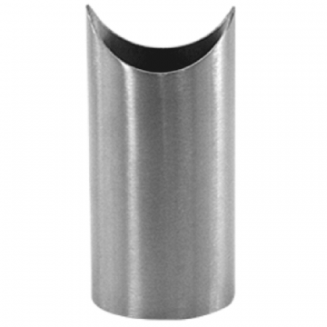 Laszadelbuis Ø 42,4 x 2 mm voor buis Ø 42,4 mm RVS-304 mat geslepen