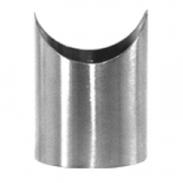 Laszadelbuis Ø 42,4 x 2 mm voor buis Ø 42,4 mm RVS-304 mat geslepen