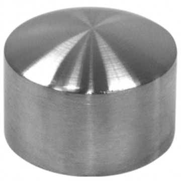 Eindkap buis Ø 33,7 mm RVS-304 mat geslepen