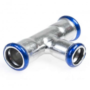 Verloop T-stuk, 54x15mm, V-V-V RVS-316 (A4)