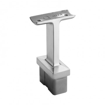 Buissteun Square Line 60 x 30 x 2,6 mm voor ligger 48,3 mm RVS-316 mat geslepen model 4711