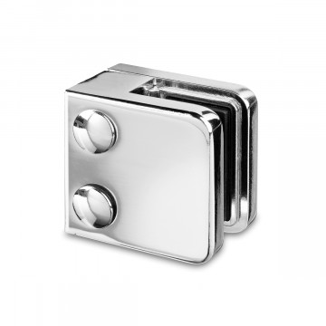 Glasklem vlak zamak verchroomd model 23 MINI