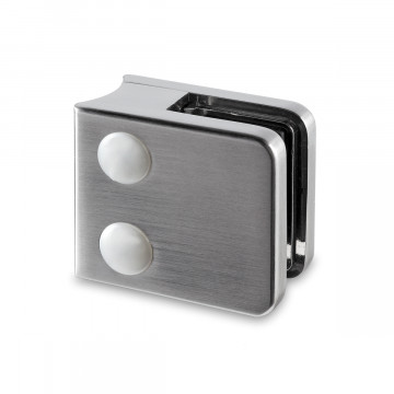 Glasklem buis Ø 38,1 – 42,4 mm zamak mat geslepen model 23 MINI