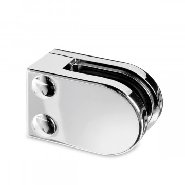 Glasklem vlak zamak verchroomd model 27 MINI